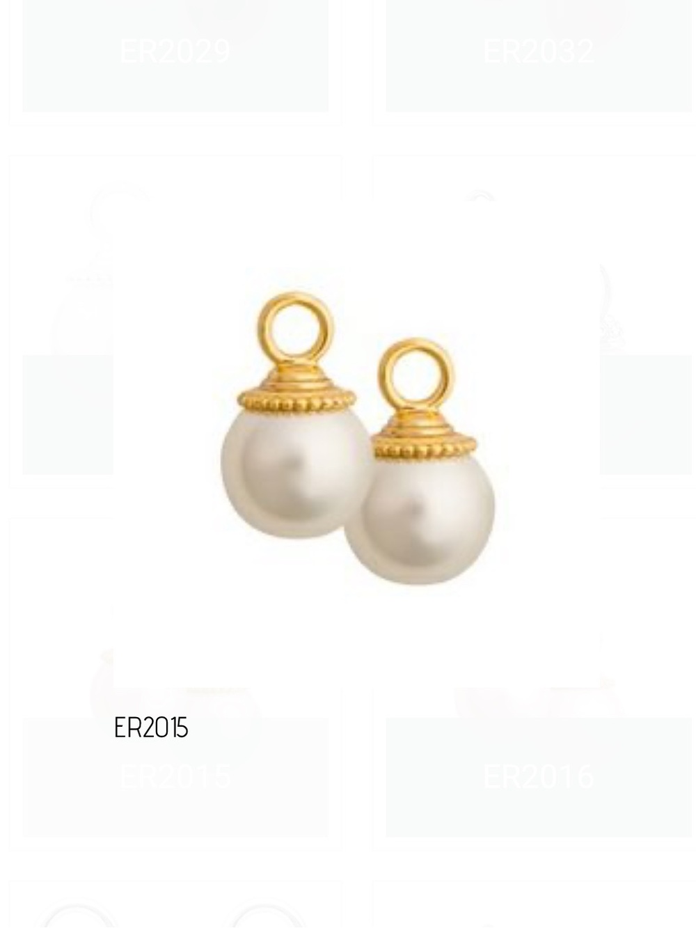 Origami Owl Gold Pearl Drops